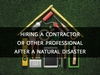 Hiring A Contractor Or Other Professional After A Natural Disaster - Español